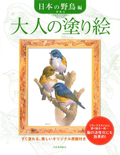 大人の塗り絵 日本の野鳥編