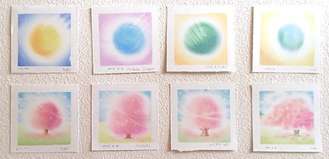 パステルシャインアート「桜」