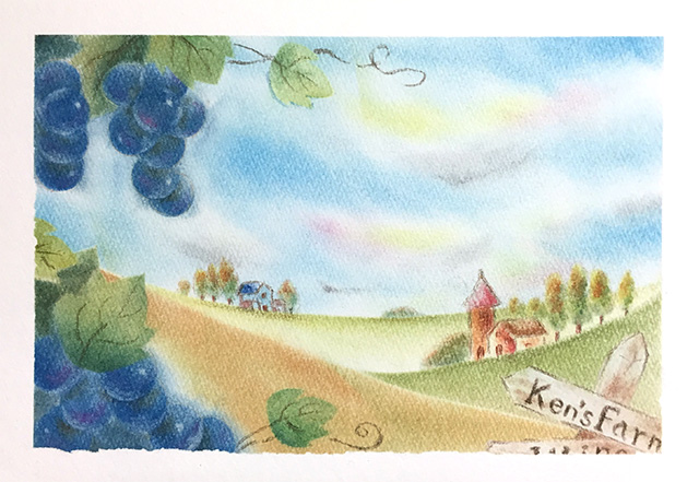 パステルアート「Ken’s farm」