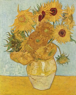 ゴッホ『12本のひまわり（vase_with_12_sunflowers）』